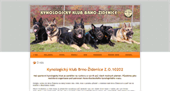 Desktop Screenshot of kynologie-brno.cz